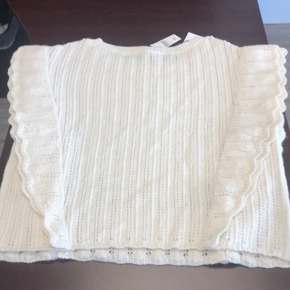 Iro Sleeveless Sweater Cream Size Small - Picture 6 of 8